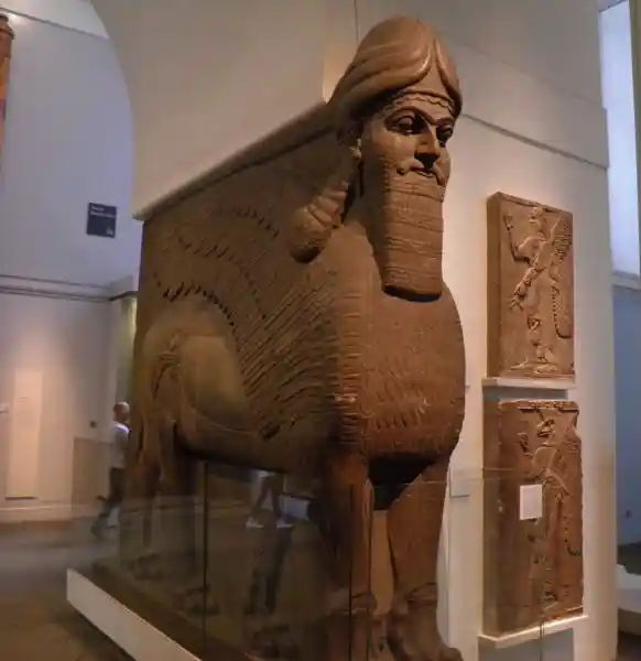Lamassu, human-headed winged lion